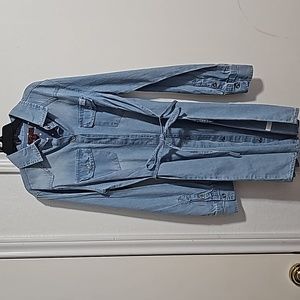 Long Sleeve Jean Dress